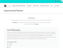 Tablet Screenshot of improvementpartners.com